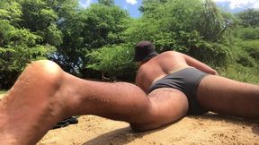 red 078.1 fucking hard in the horny bushes after bathing in the river (part 1)