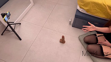 Fucked a webcam girlfriend (English subtitles)
