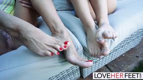 Alexis & Liz's Foot Tease