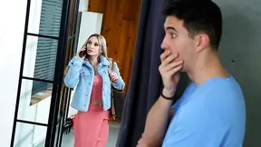 Dad calls mid-jerk session saying stepmom is horny as hell and heading over
