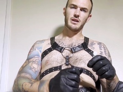 Tatted Stud In A Cock Jacking POV
