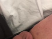 Risky Doctor’s Office Masturbation: Male Patient in a Gown Plays W/ His Penis Hoping to get Caught