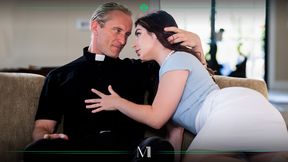 MODERN-DAY SINS - Pervy Priest Creampies Horny Teen Keira Croft After Taking Her Anal Virginity!