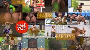 ULTIMATE GIANTESS FARTING MEGA BUNDLE - 9 Epic Animations Over 1 Hour 10 Minutes of Intense Fart Domination - 70% OFF!