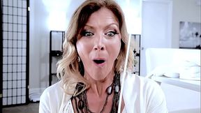 I'_m seeing my stepmom masturbating wildly in bed, and I'_m not sure if that'_s real or just in my head, but I wouldn'_t mind if she used my dick to get all the pleasure she wants