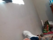 Busting a load with my huge dick (teaser) like and ill post the big Load!!