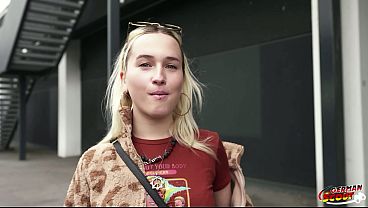 GERMAN SCOUT - Blonde Ukrainian Vegan Teen Lilelfie Get Multiple Orgasm at First Porn Casting
