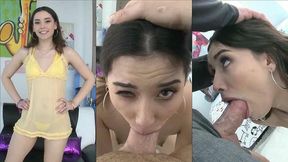 aria lee sucks a huge cock for a facial porn video