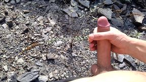 A Good Cumshot on the Mount of Big Fat Dick, the Guy Wants to Suck It!