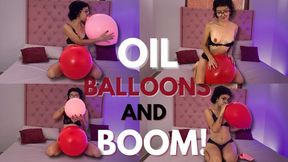 OIL, BALLOONS AND BOOM