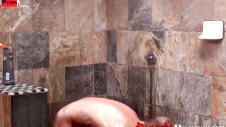 Steamy gay encounter Bullish twink unleashes pleasure amidst morning routine