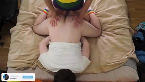 Amateur Couple Fucking with Love and Big Creampie
