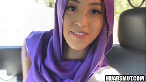 Young muslim girl fucks american BF behind step dad'_s back