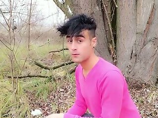 Twink Found 6 Used Condoms by 4 Straight Friends - Cum Eat Then Put in Ass