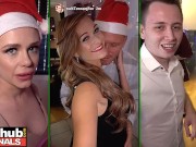 British College Students have crazy Christmas House Party with sneaky blowjobs and sex filmed on their phones! FAKEhub