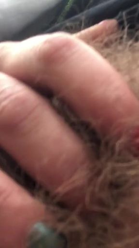 Thrilling moment from &quot;In a VERY exposed meadow, naughty fun hippy chick has a play in natural beauty spot&quot;