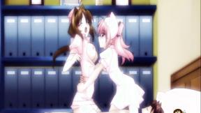 ”Young Ladies share a stud's Big Cock - Hentaixxx”