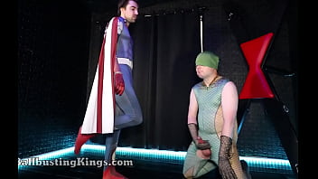 Kicking the Cum out of Supe Balls