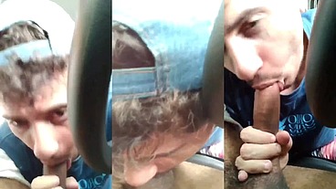 Motorista do Uber hétero roludo