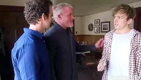 Three Generations Collide in Steamy Stepfamily Anal Action – Dale Savage, Bar Addison