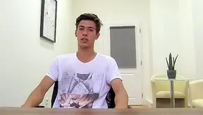 Slim Twink Jerks Off On Camera With Rock-Hard Cock — DirtyScout 18+