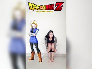 Androide eighteen cosplay