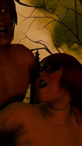 Iconic moment from &quot;Shaggy and Velma :mistery of Bartolini Chapel (&quot;
