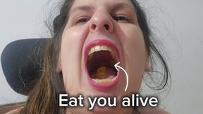 Giantess Devouring Gummy Bears – POV Candy Eating and Chewing Fetish with Mouth Close-Ups