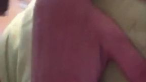 Showing off my sports bra with my phat tits