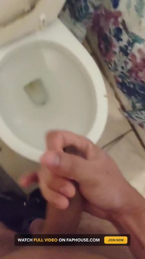 Cumming in the Bathroom