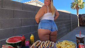 Patriotic PIggy - 4th of July Feast - Fatty Stuffing