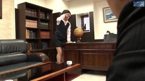 Office Temptation - the Pantyless Coworker Suddenly Undresses Right Before His Eyes - Part4