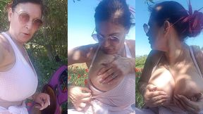 en ce vendredi apres-midi une petite balade en velo pour admirer les champs de...