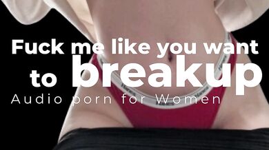 Lesbian ASMR AUDIO PORN | Fuck me like you want to breakup | Gay Girlfriend ASMR WLW