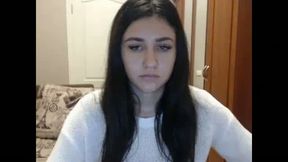 Pretty Girl Looks at a Webcam for 17 Minutes