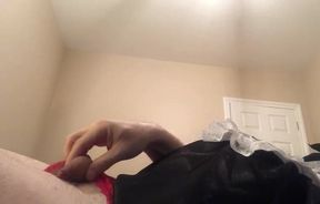 Plugged Sissy-maid Cumshot