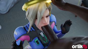 Mercy&rsquo_s Romantic Dinner Gone Wrong &ndash_ BBC Ruins Her Ass | 3D Adult Animation