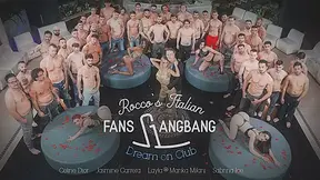 Rocco's Italian Fans Gangbang - Dream On Club, Scene #01