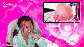 THEY JUST CAN&#039;T STOP GETTING BIGGER - Custom Reactions ExotiqFox Solo Gooner Girl Masturbation