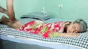My Perverted Stepmother Is Exhausted And I Give Her A Massage With A Delicious Fuck