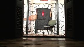 Chubby chick punished from her lezdom punisher