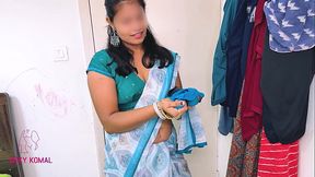 Amateur Komal takes big cock in her shaved pussy