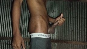 Handjob with smoking