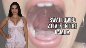 Swallowed alive: entire family - Lalo Cortez and Vanessa