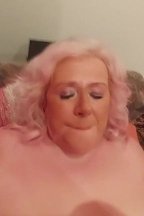 BBW German Grannie Creampied!