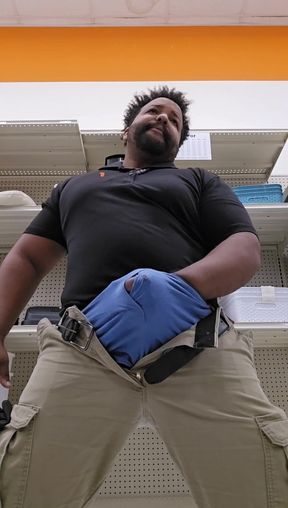 Thick Stepdaddy Cums in Public Store