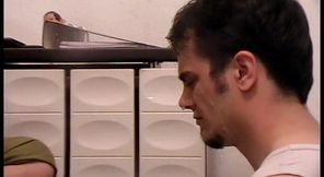 Slave Richie serves as spittoon