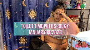 Toilet Time With spookyfatbrat January 19th 2023