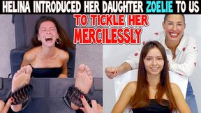 HELINA INTRODUCED HER DAUGHTER ZOELIE TO US TO TICKLE HER MERCILESSLY - HD WMV