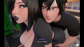 Mansion Days [ Taboo Hentai Game ] Ep.16 Doggystyle Fuck My Goth Stepsister !